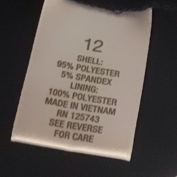 Carmen Marc Valvo Luxe Dress Navy Blue Ruching - Picture 13 of 15